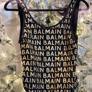 BALMAIN GENTLY USED ONE PIECE SWIMSUIT SIZE 40